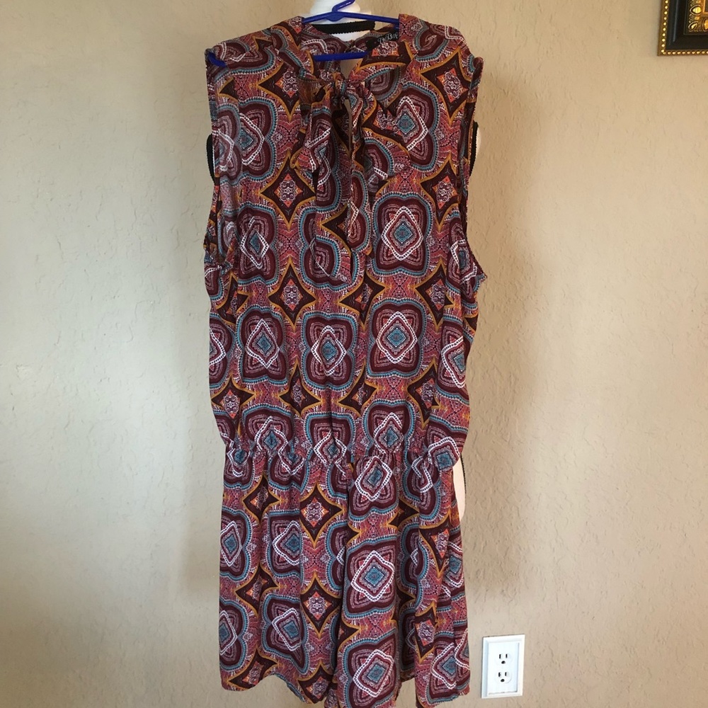 BeBop Multicolor Geometric Dress